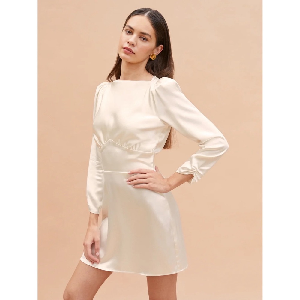 Reformation Rudi Silk Dress